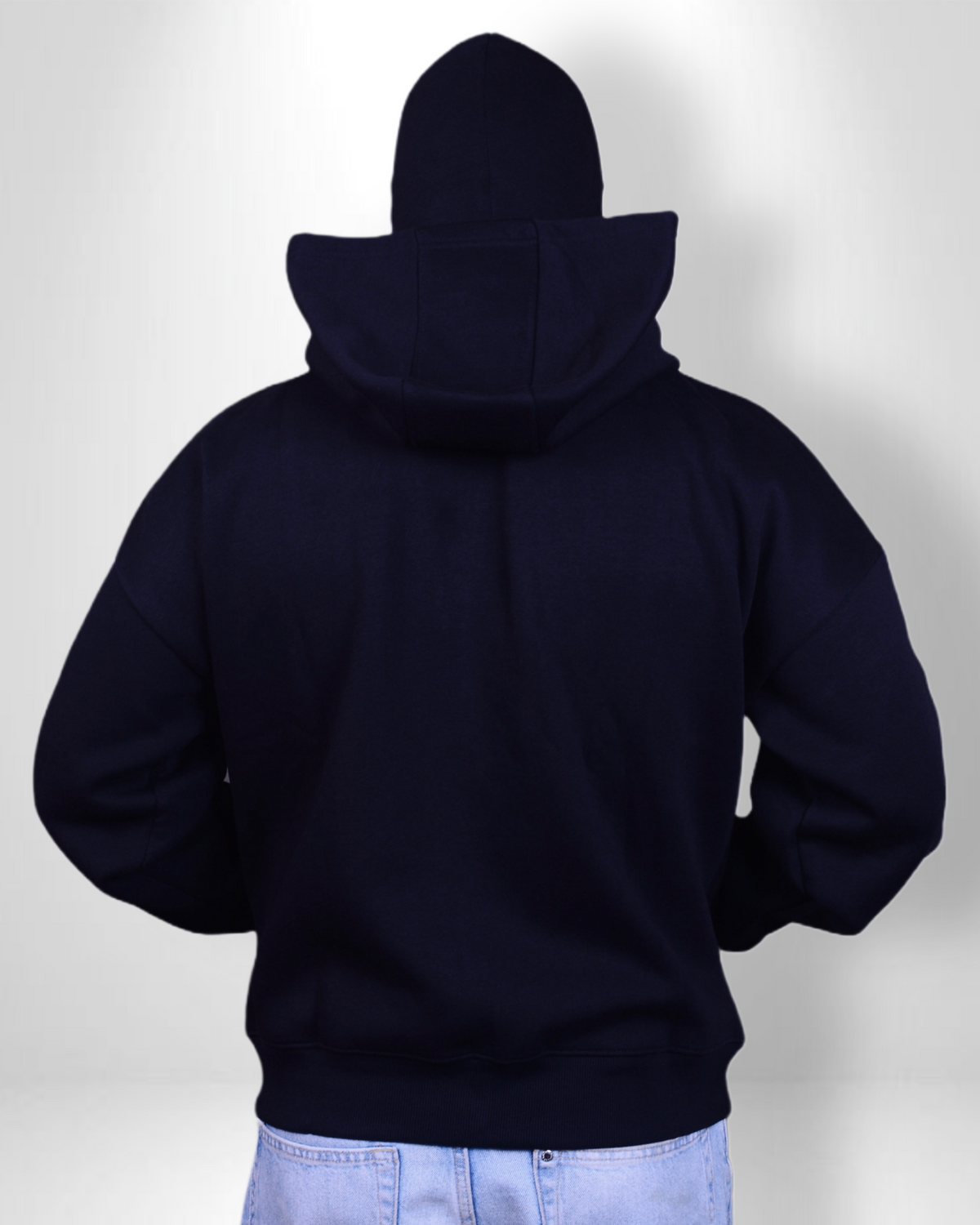 BALACLAVA MASK ZIPPER HOODIE (Black)