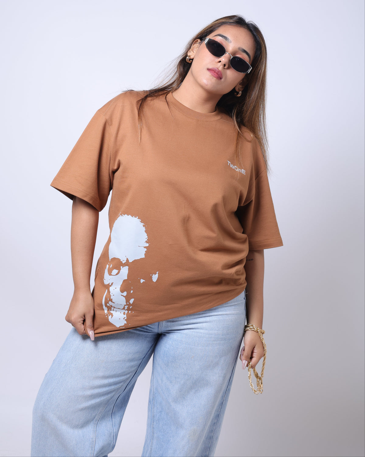SKULLD TEE (Brown)