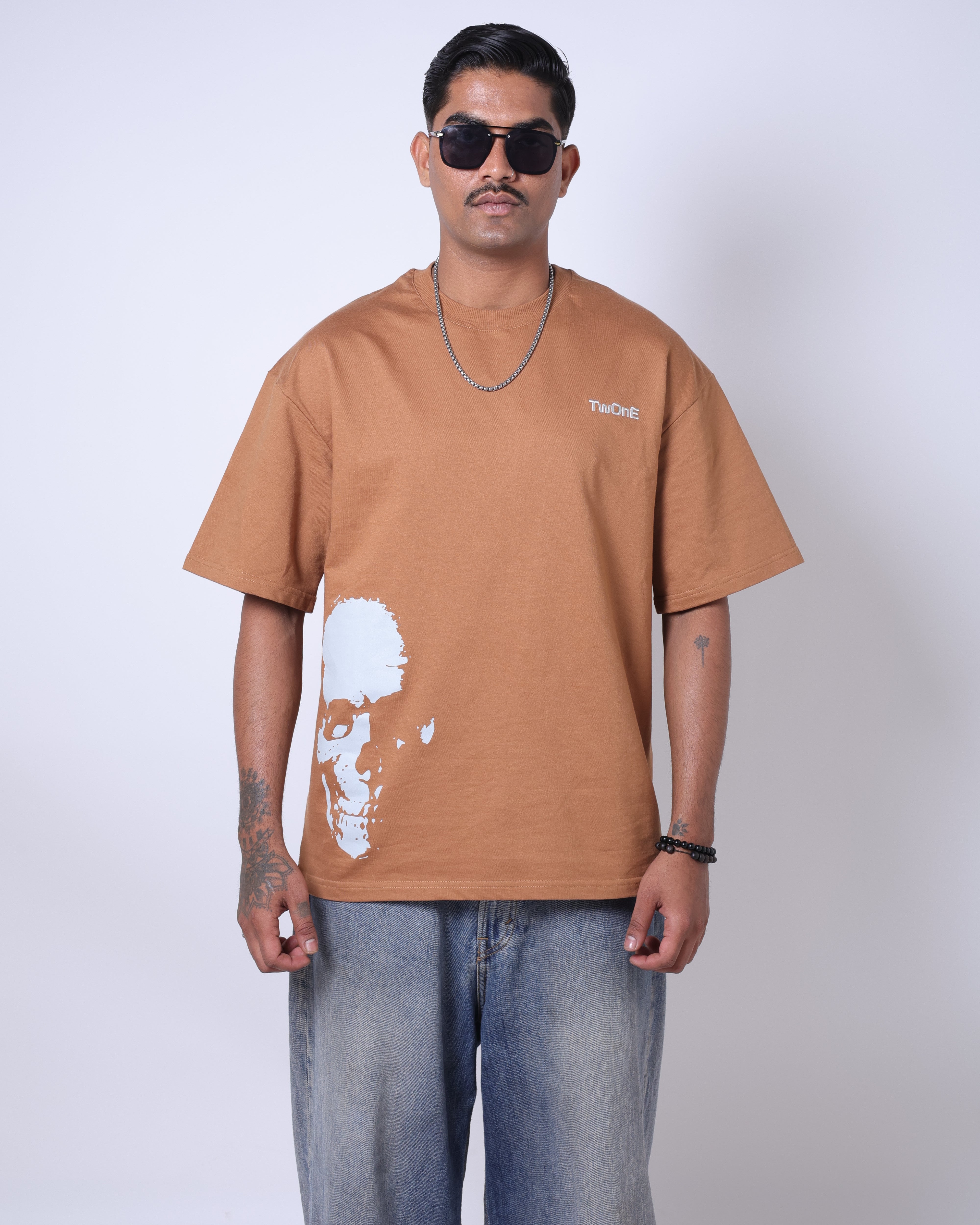 SKULLD TEE (Brown)