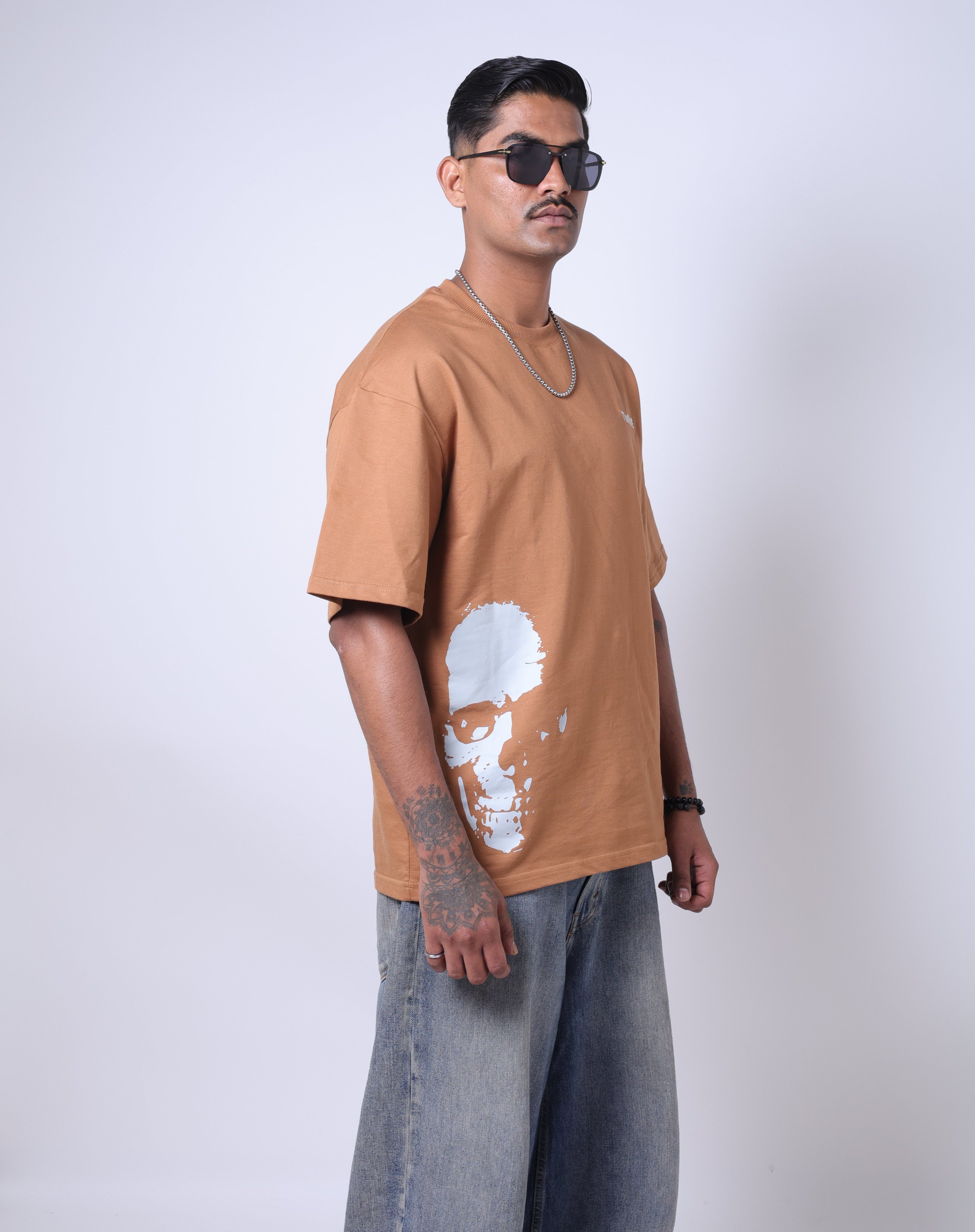 SKULLD TEE (Brown)